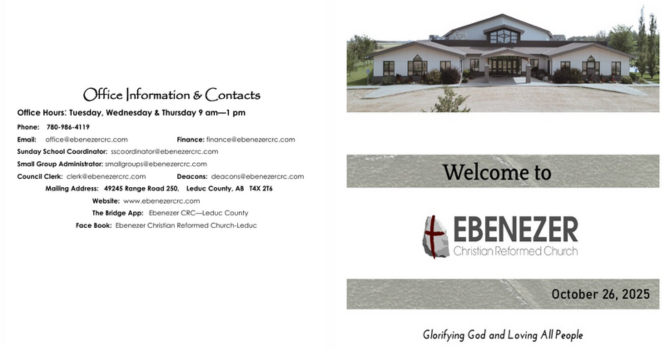 October 26, 2025 Bulletin image