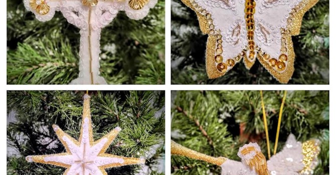 Chrismon Tree Decorated