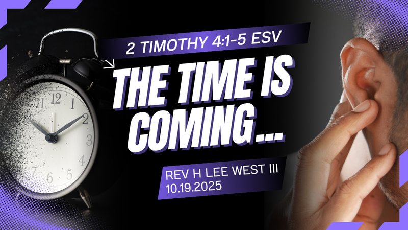 The Time is Coming