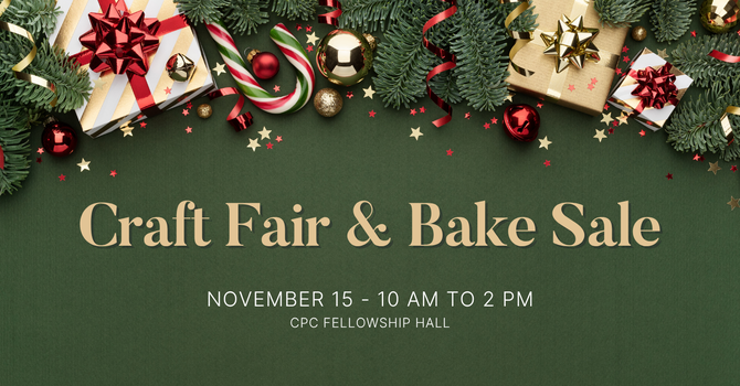 Craft Fair & Bake Sale
