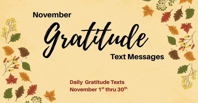 November Gratitude Text Messages