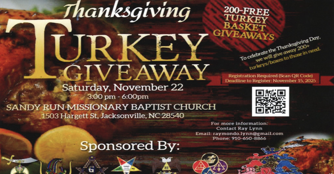 Thanksgiving Turkey Give away