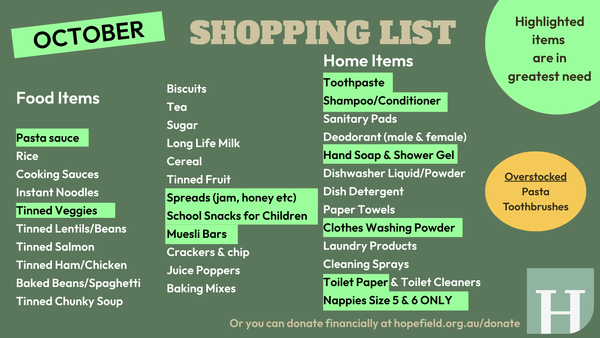 HopeDrive This Sunday