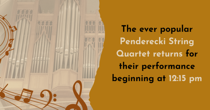 Noon Hour Concert Tuesday, October 28 image