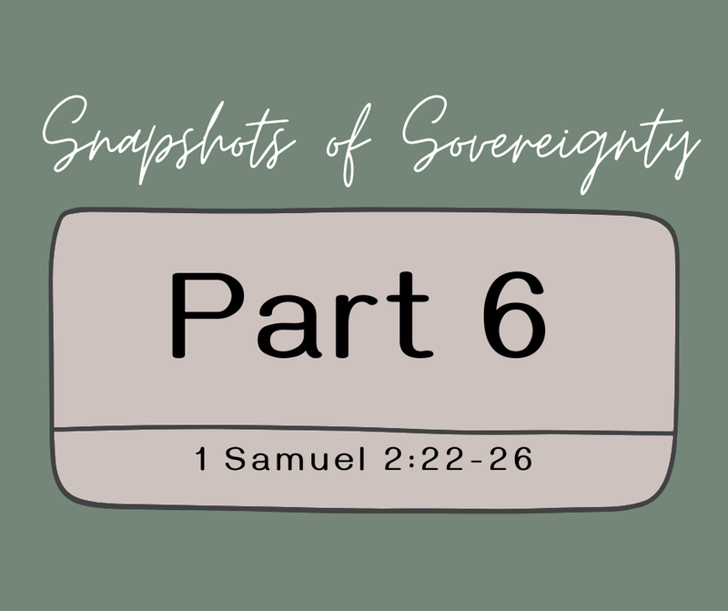 First Baptist Church Kearney MO - Sermon, Snapshots of Sovereignty - Part 6