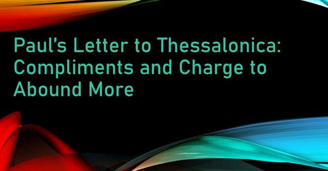 Paul's First Letter to Thessalonica 