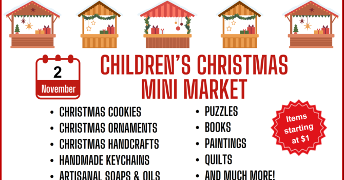 Children's Christmas Mini Market