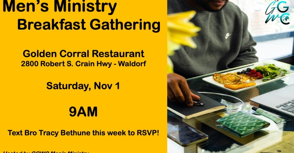 November Men's Ministry Fellowship