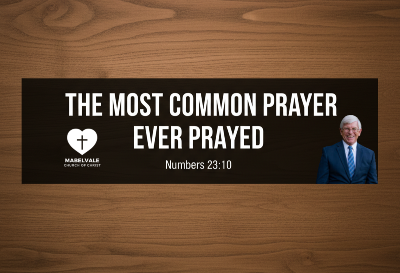 THE MOST COMMON PRAYER EVER PRAYED