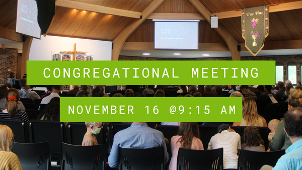 Congregational Meeting