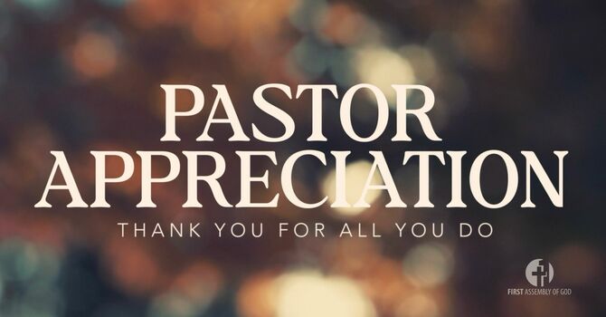 Pastor Appreciation Month 