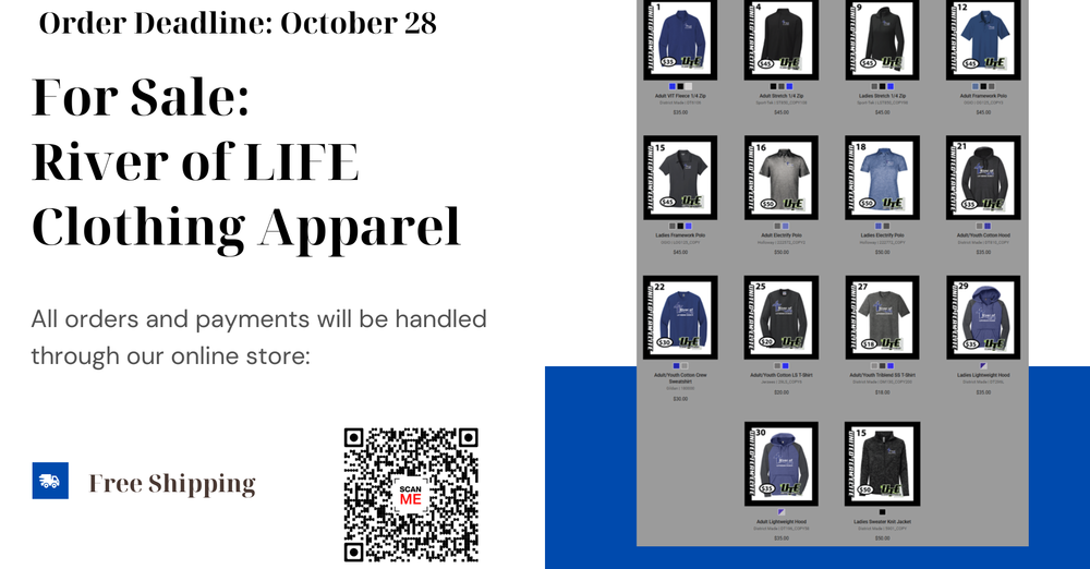 Clothing Store – Last Day to Order!