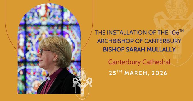 Installation of the 106th Archbishop of Canterbury