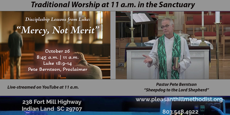 "Mercy, Not Merit"