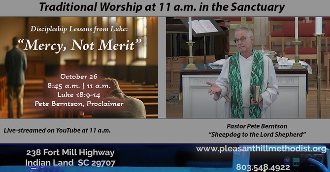 "Mercy, Not Merit"