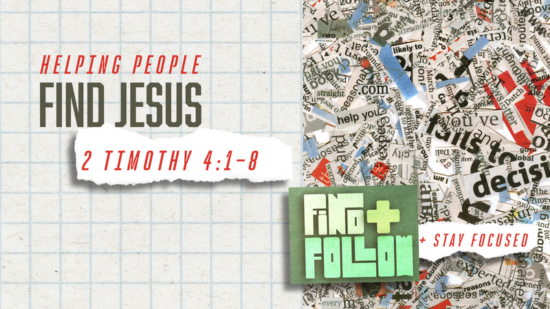 Helping People Find Jesus