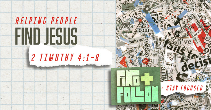 Helping People Find Jesus