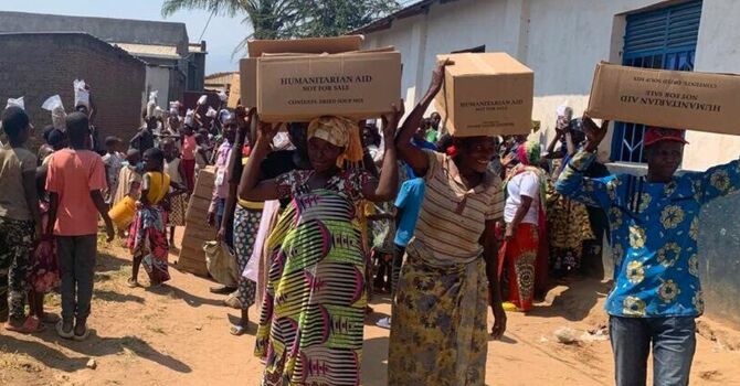 Food Aid arrival in Burundi