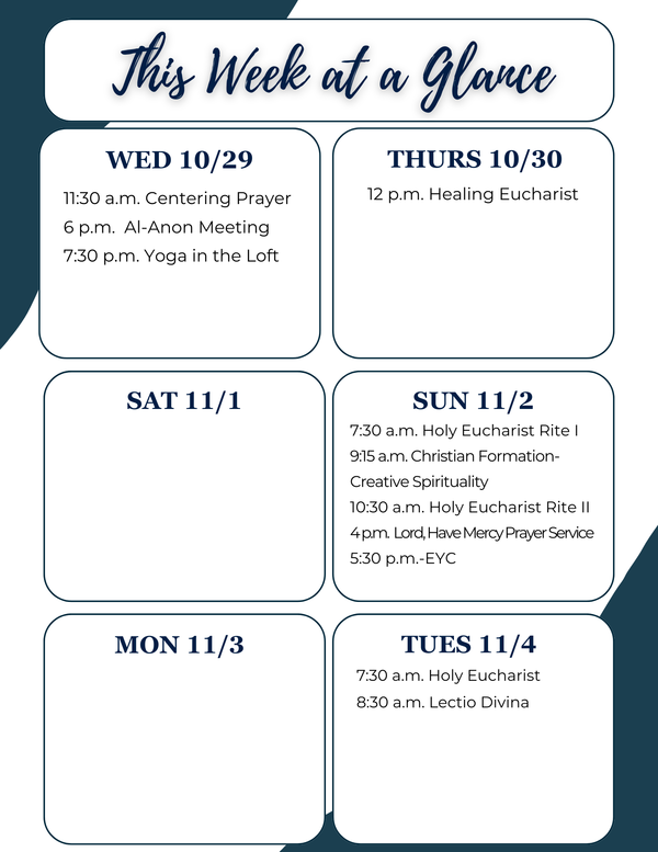 This Week at a Glance