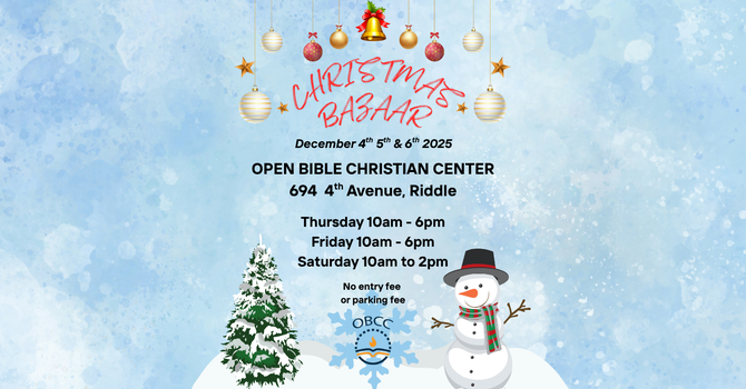 OBCC Christmas Bazaar