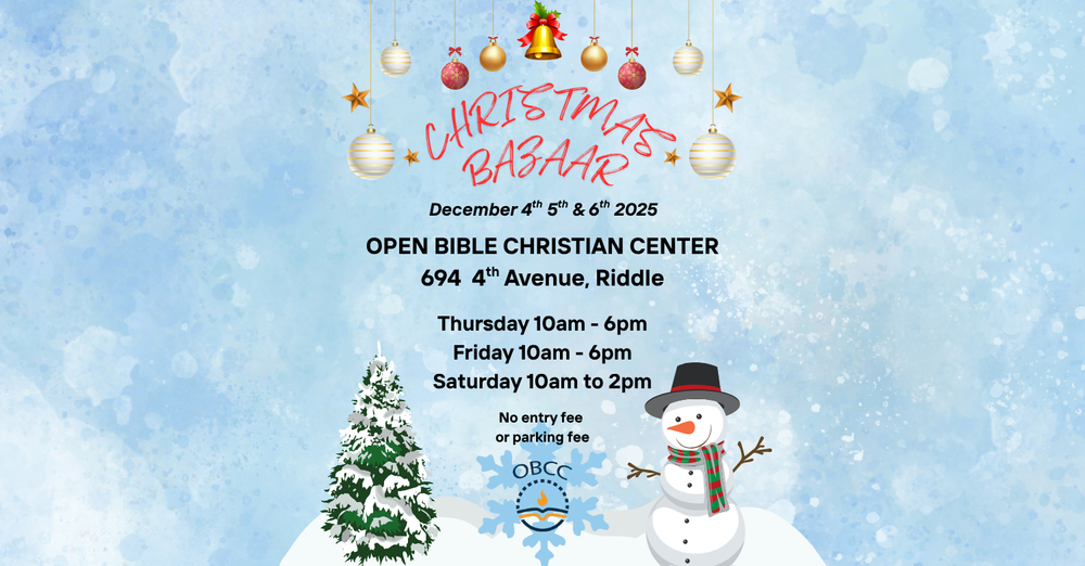 OBCC Christmas Bazaar