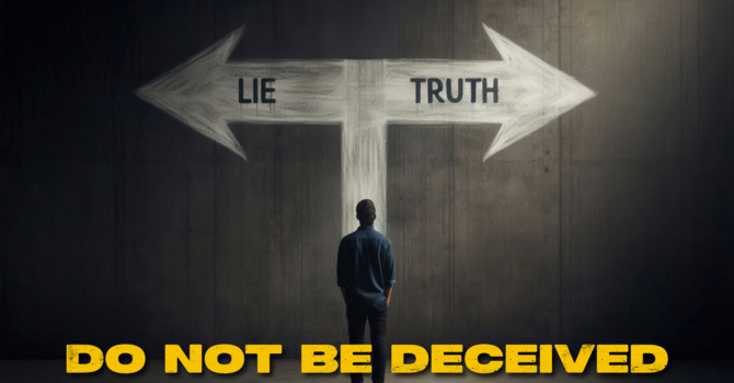 Do Not Be Deceived
