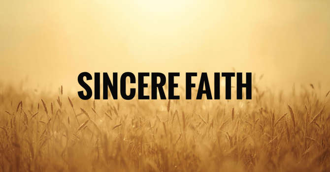Sincere Faith