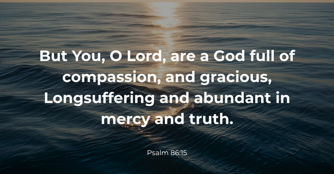 Psalm 86:15 image