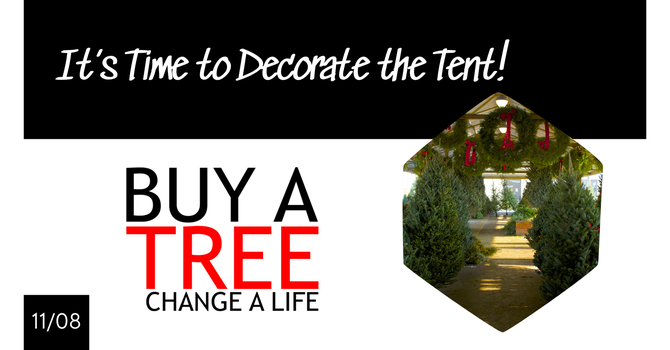 Buy A Tree Change A Life Tent Raising
