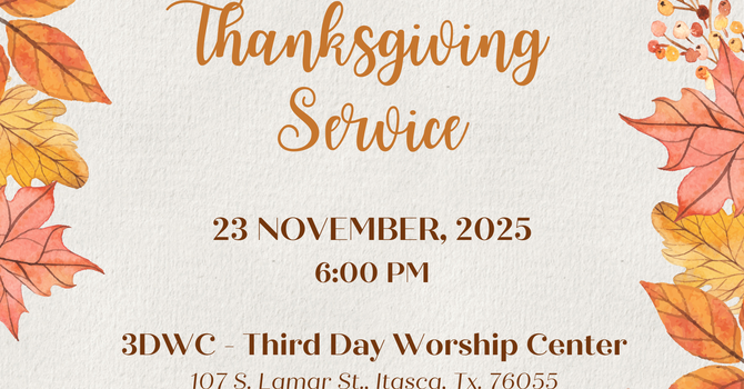 Thanksgiving Service