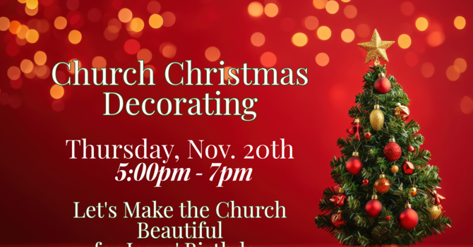 Church Decorating