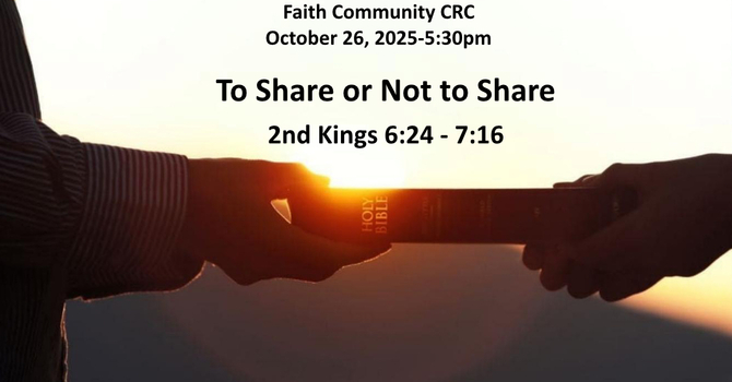 “To Share Or Not To Share”