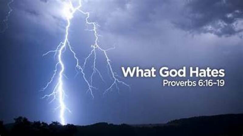 Seven Things God Hates (Hands That Shed Innocent Blood)