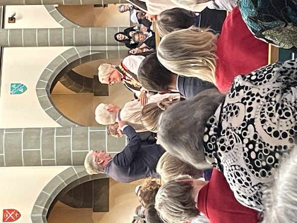 Barb Gossman Receiving her Order of the Diocese 