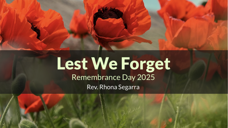 Lest We Forget