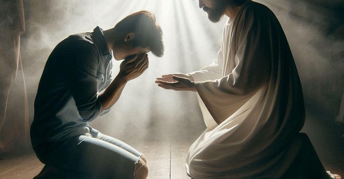 WHAT IS YOUR GOOD NEWS, PETER?  (FORGIVENESS) image