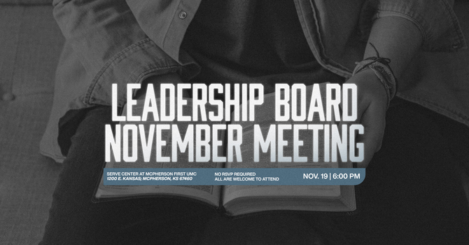 Leadership Board November Meeting