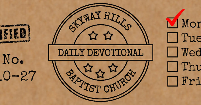 Living Out Sanctification Daily image