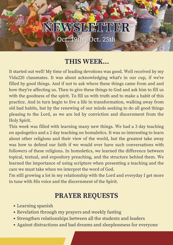 Ivana Yoder's Newsletter