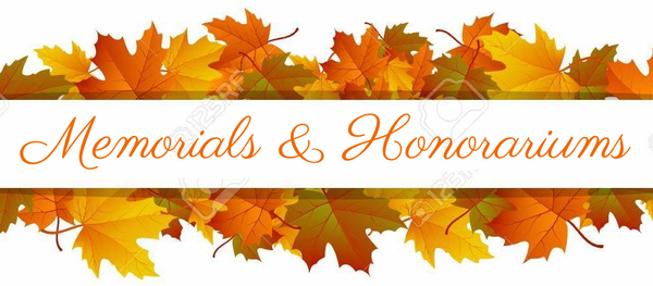 Memorials & Honorariums 