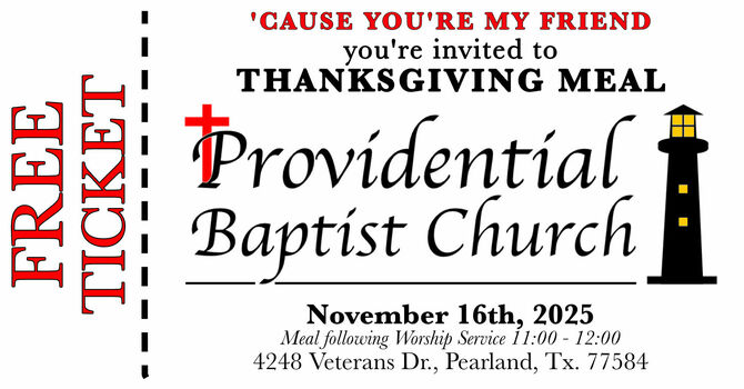 Bring a Friend to Thanksgiving Meal