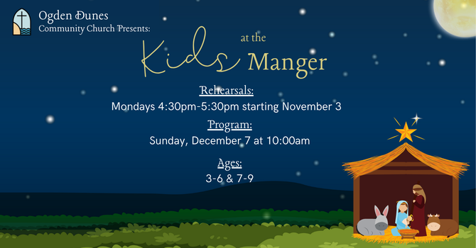 Kids at the Manger Rehearsal