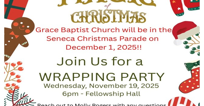 Wrapping Party for Christmas Parade Float