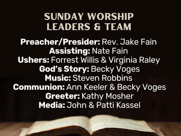 Leading us in Worship