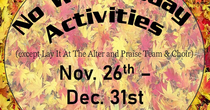 Thanksgiving Office Hours 