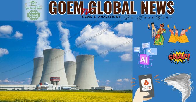 Food Stamps Crisis, Nuclear Power Growth, Earthquakes, Hurricanes, AI & More