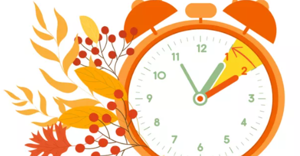 TIME CHANGE - FALL BACK