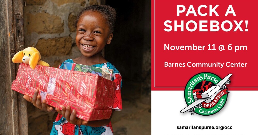Operation Christmas Child Shoebox Packing