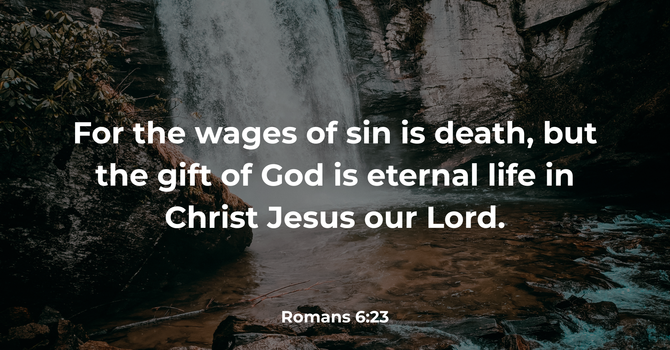 Romans 6:23 image