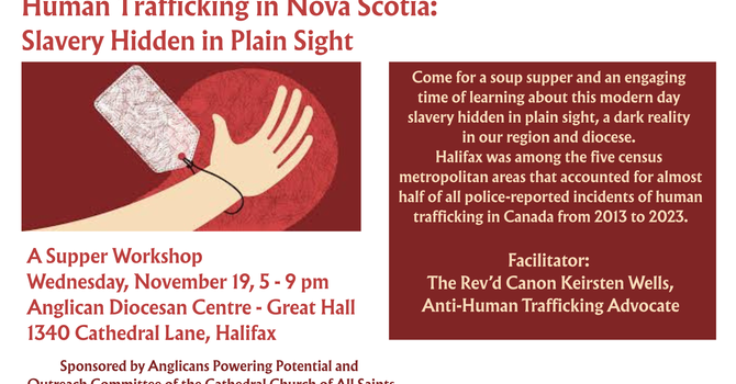 Supper Workshop on Human Trafficking in NS